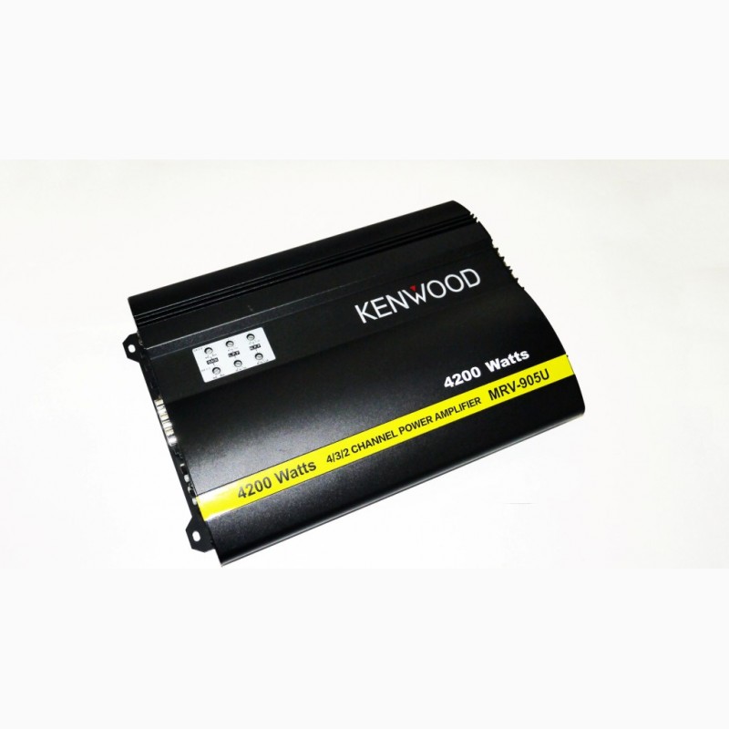 Фото 4. Автомобильный усилитель звука Kenwood MRV-905U, USB 4200Вт 4х канальный, Bluetooth