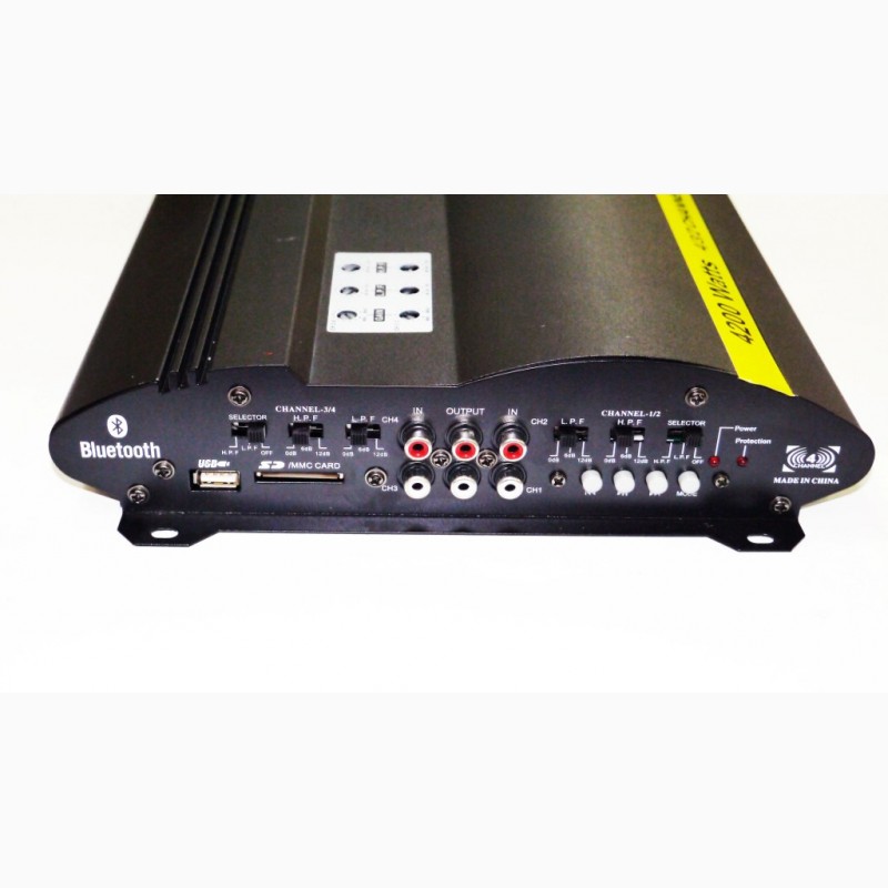Фото 7. Автомобильный усилитель звука Kenwood MRV-905U, USB 4200Вт 4х канальный, Bluetooth