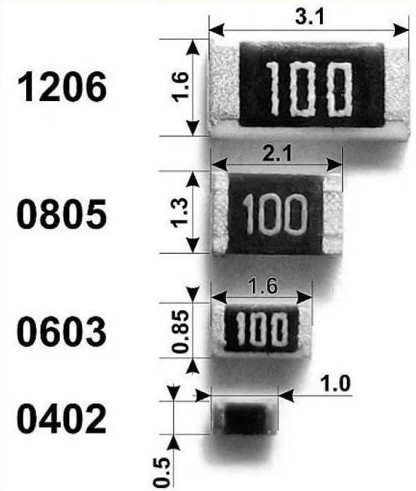 Фото 3. Резисторы SMD 1206 0.25 вт 10 шт. по цене 0.4 Грн. 100 шт. по цене 0.12 Грн