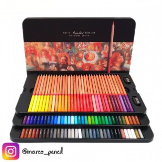 Цветные карандаши для рисования Renoir Fine Art 100 цветов
