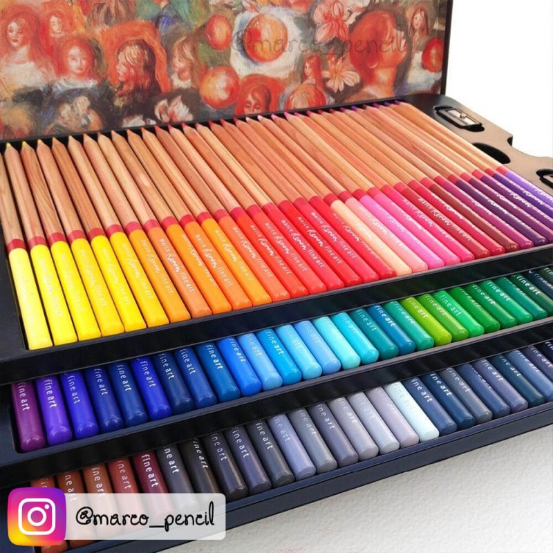 Фото 3. Цветные карандаши для рисования Renoir Fine Art 100 цветов