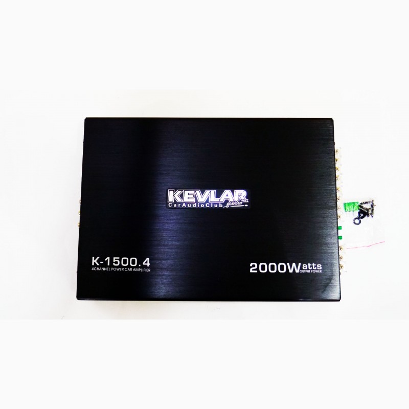 Фото 4. Автомобильный усилитель звука Kevlar K-1500.4 2000Вт 4-х канальный