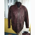 Большая оригинальная кожаная мужская куртка ECHTES LEDER. Лот 286