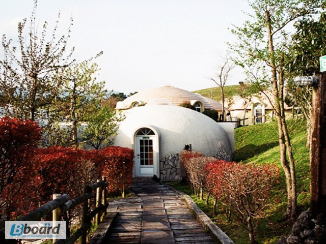 Фото 8. Строительство купольного дома-сферы от компании Гинко