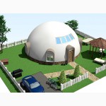 Строительство купольного дома-сферы от компании Гинко
