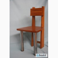 Деревянные стулья с металлическими ножками бу