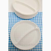 Тарелка пластиковая Суповая ХТМК 0, 5л 100шт Белая