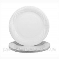 Тарелка пластиковая Суповая ХТМК 0, 5л 100шт Белая