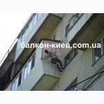 Ремонт наружной обшивки балкона. Замена ( демонтаж - монтаж ) обшивки. Киев