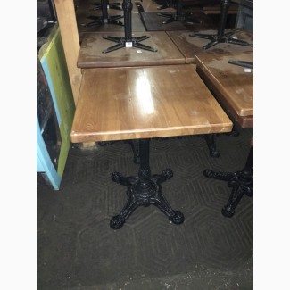 Стол на чугунной ноге б/у для ресторана, кафе, бара