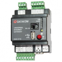 DATAKOM DKG-210 GPRS GSM и Ethernet Шлюз с источником питания постоянного тока