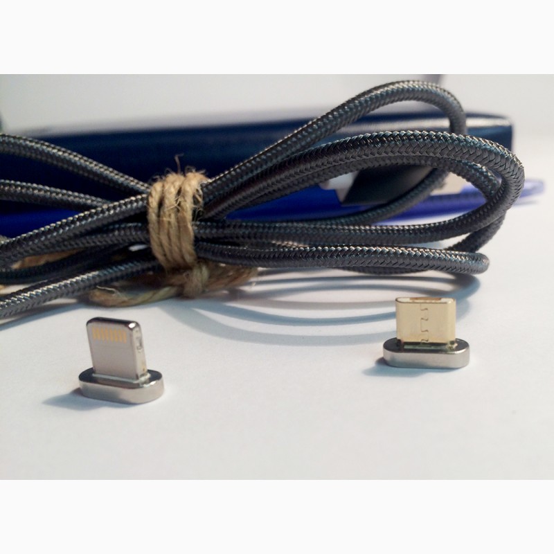Фото 7. Сверхпрочный магнитный кабель для iPhone, iPad и Android (Lightning, Micro USB)