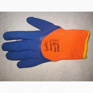 Продам захистні рукавички утеплені з спіненим латексним покриттям.(26)