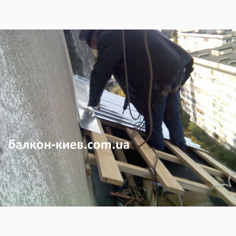 Фото 17. Кровля балкона. Ремонт и монтаж крыши на балконе. Киев