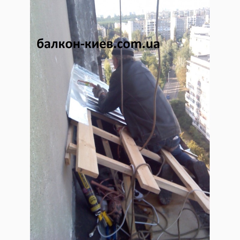 Фото 18. Кровля балкона. Ремонт и монтаж крыши на балконе. Киев