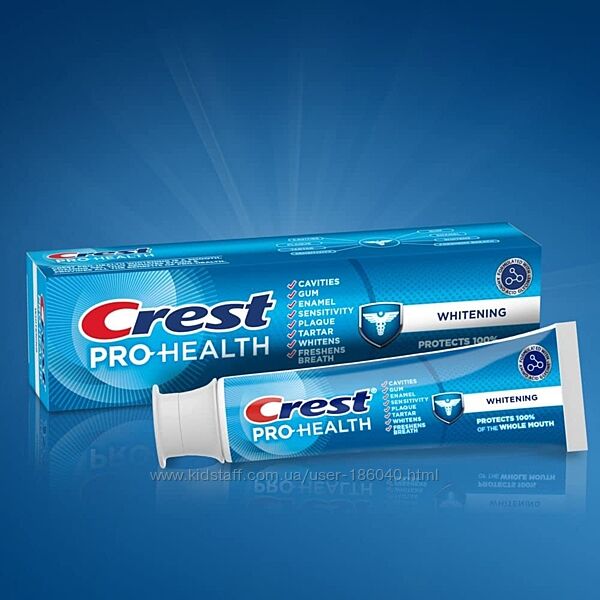 Фото 2. ЛІКУВАЛЬНА паста для зубів ВИЩОГО рівня Crest Pro Health Whitening 121g