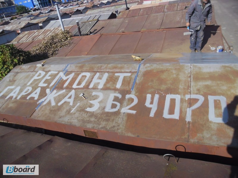 Фото 5. Козырек над въездом в гараж. Киев