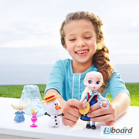 Фото 3. Кукла Эльза, мини малышка аниматор с набором игрушек