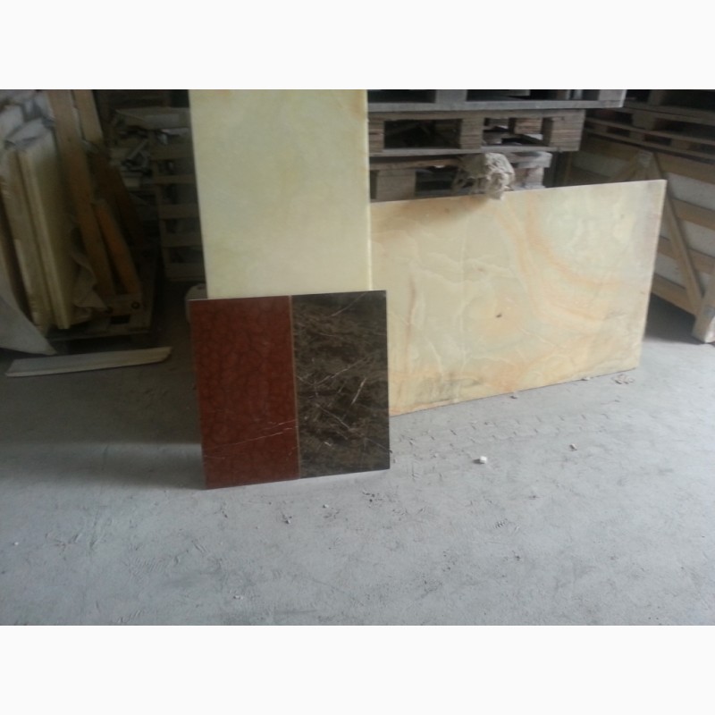 Фото 11. Каменные прямоугольные плиты ( слябы ) из мрамора толщиной 2, 3, 4 и 5 сантиметров