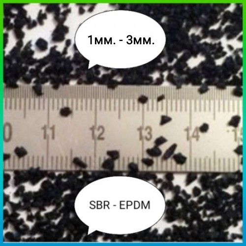 Фото 3. Гумова крихта SBR EPDM Гумовий гранулят Гумові гранули оптом продам
