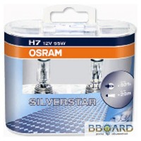OSRAM SilverStar H7 комплект +50% мощности светового потока