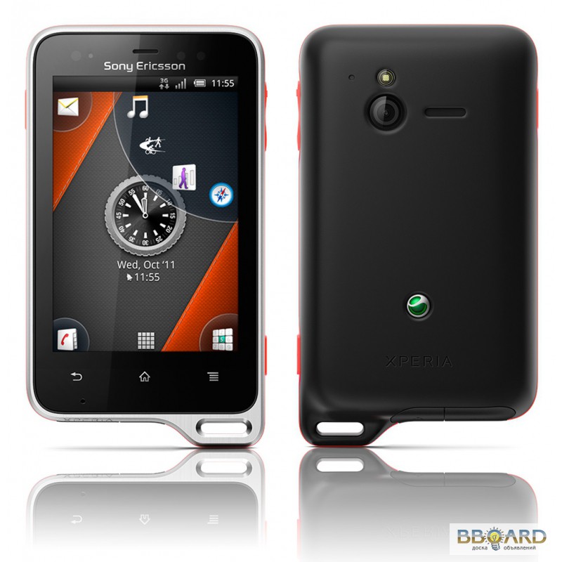 Фото 2. Sony Ericsson Xperia Active ST17i Black Orange + LiveView 6 Месяцев Гарантия