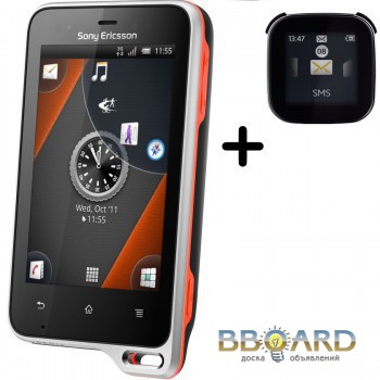 Фото 3. Sony Ericsson Xperia Active ST17i Black Orange + LiveView 6 Месяцев Гарантия