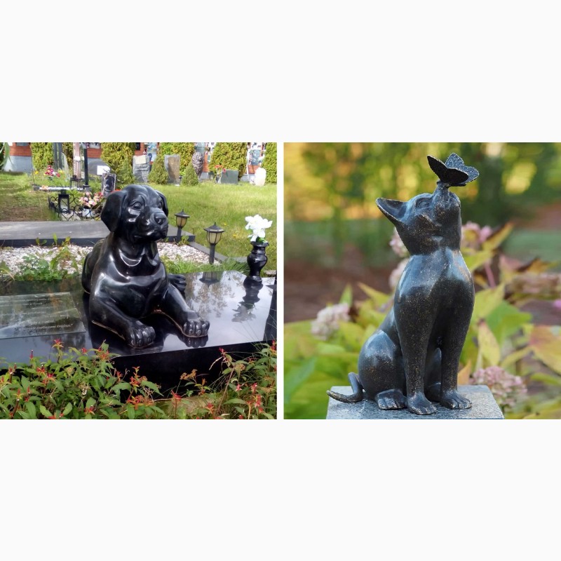 Фото 5. Скульптурное надгробие для домашнего животного под заказ