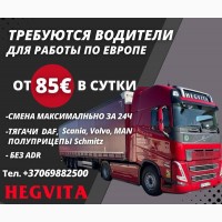 Требуются водители на международные трассы для литовской компании