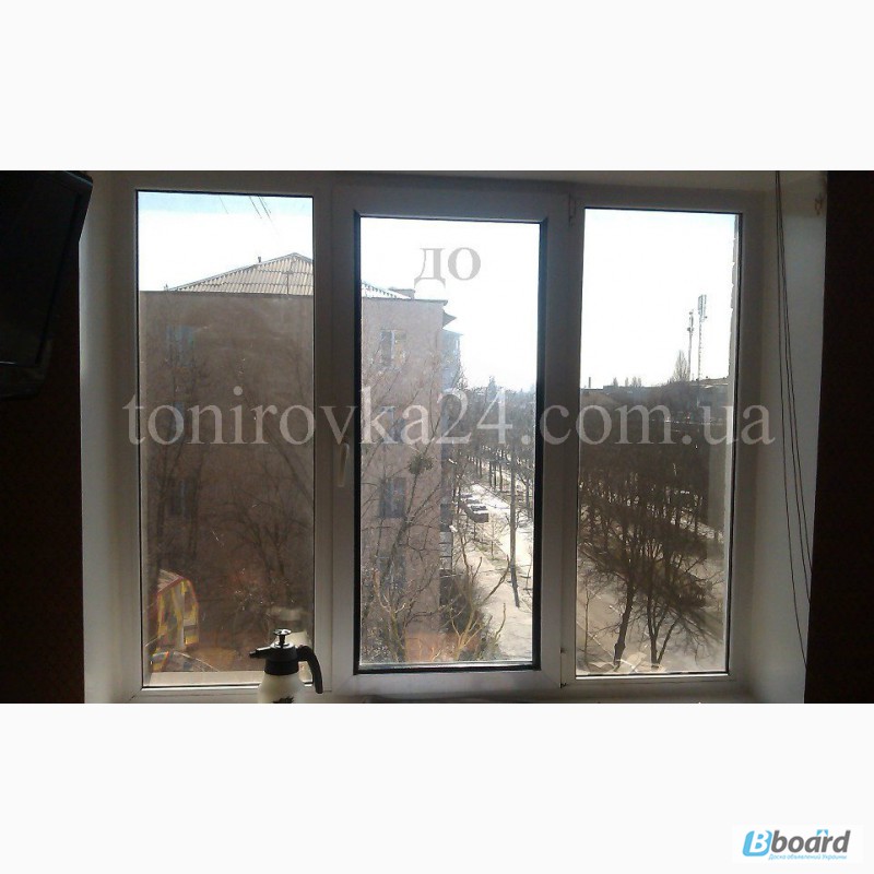 Фото 5. Тонировка окон в квартире, тонирование квартирных окон