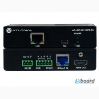 Atlona AT-UHD-EX-100CE-RX - 4K/UHD HDMI до 100м. HDBaseT приемник с Ethernet
