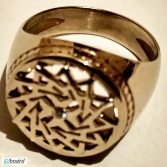 Родовой золотой перстень со звездой Эрцгаммы, приносящий удачу.8г