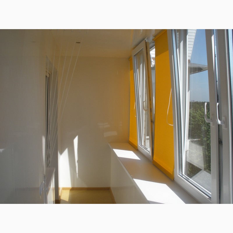 Фото 2. Пластиковое окно на лоджию балкон из профиля Рехау Rehau