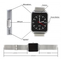 УМНЫЕ ЧАСЫ Smart Watch GT08 Metal Black