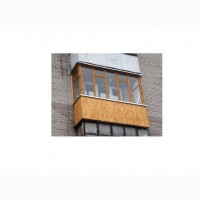 Профнастіл для обшивки балкона, обшити профнастілом балкон ціна Київ