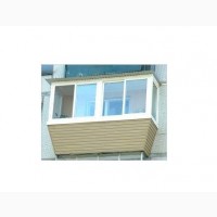 Профнастіл для обшивки балкона, обшити профнастілом балкон ціна Київ