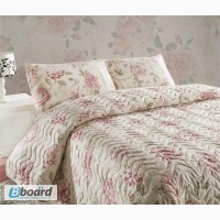 Купить покрывало на двуспальную кровать, Eponj Home Care розовое 200 220