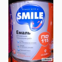 Эмаль алкидная SMILE ПФ-115, 2, 8 кг