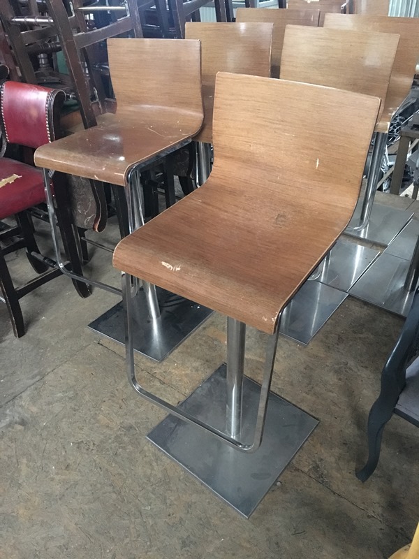 Фото 2. Барный стул б/у со спинкой в стиле лофт для ресторана, кафе, бара