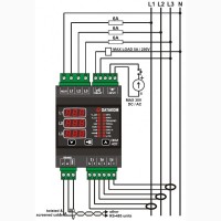 DATAKOM DKM-407 Анализатор электрической сети, DIN рейка, THD, RS-485, 1 дискретный вход