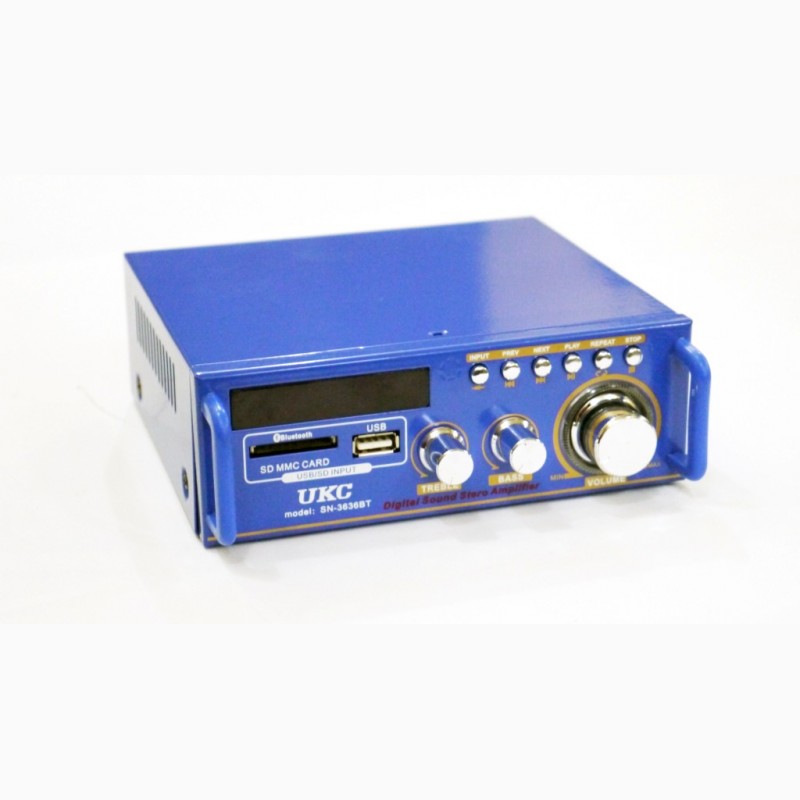 Фото 7. Усилитель UKС SN-3636BT - USB, SD, FM, MP3! 120W+120W 2х канальный