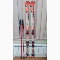 Продам лыжи Rossignol 4cross 162 см + ботинки Rossignol 27, 5 + палки