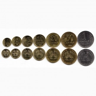 Набір монет Таджикистану UNC