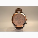 Качественные мужские часы Omega Seamaster (Copper),гарантия
