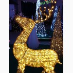 Новогодние подарки 2016, световой олень купить в Киеве