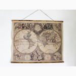 Карты мира и картины на коже, подарки