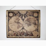 Карты мира и картины на коже, подарки