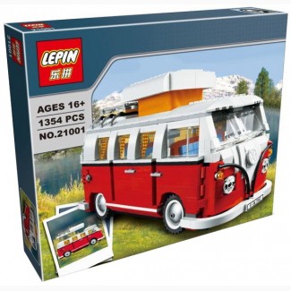 Конструктор Lepin 21001 Фургон Volkswagen T1 аналог Лего 10220 lego