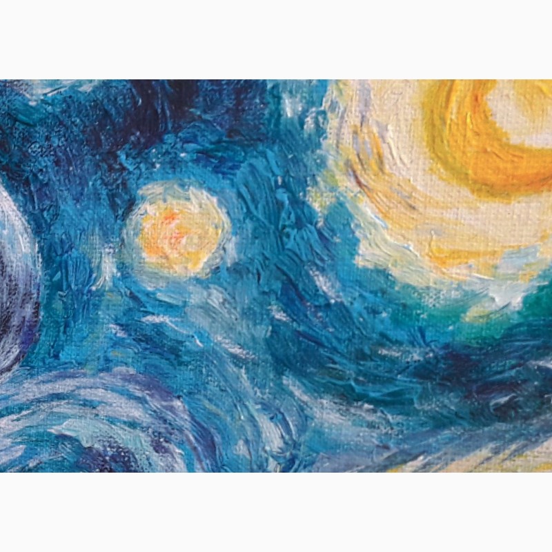 Фото 2. Картина Ван Гога Звездная ночь.Копия. 30×20