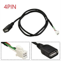 USB-кабель 4-контактный разъем для автомобильного радио, стерео систем
